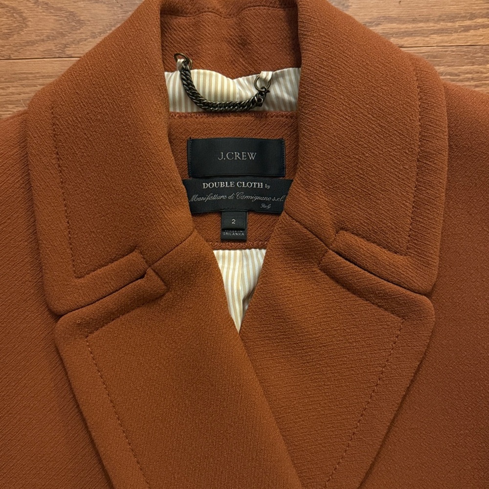 J. Crew Double Cloth double breasted pea coat - Picture 2 of 9